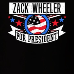 Zack Wheeler For President New York City NYC Funny Sports T Shirt 23645643
