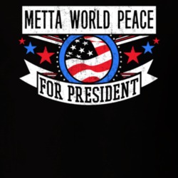 Metta World Peace For President New York City NYC Funny Sports T Shirt 23646843