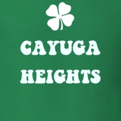 Cayuga Heights Tompkins County New York State Irish Town Luck T Shirt 5360002