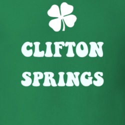 Clifton Springs Ontario County New York State Irish Town Luck T Shirt 5360102