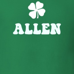 Allen Allegany County New York State Irish Town Luck T Shirt 5360153