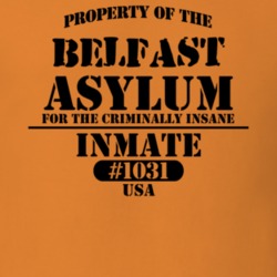 Belfast Allegany County New York State Prison Insane Asylum T Shirt 5361309