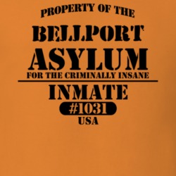 Bellport Suffolk County New York State Prison Insane Asylum T Shirt 5361313