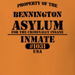 Bennington Wyoming County New York State Prison Insane Asylum T Shirt 5361316