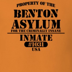 Benton Yates County New York State Prison Insane Asylum T Shirt 5361318