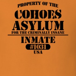 Cohoes Albany County New York State Prison Insane Asylum T Shirt 5361474