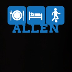 Allen Allegany County New York State Eat Sleep Soccer T Shirt 5384094