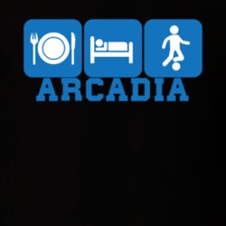 Arcadia Wayne County New York State Eat Sleep Soccer T Shirt 5384294