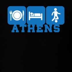 Athens Greene County New York State Eat Sleep Soccer T Shirt 5384383