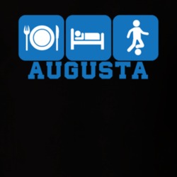 Augusta Oneida County New York State Eat Sleep Soccer T Shirt 5384426