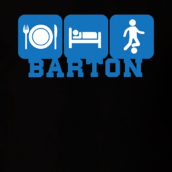 Barton Tioga County New York State Eat Sleep Soccer T Shirt 5384626