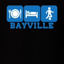 Bayville Nassau County New York State Eat Sleep Soccer T Shirt 5384662