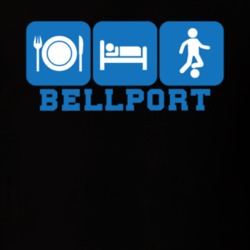 Bellport Suffolk County New York State Eat Sleep Soccer T Shirt 5384744