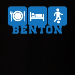 Benton Yates County New York State Eat Sleep Soccer T Shirt 5384797