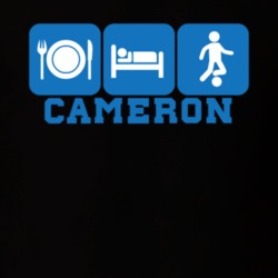 Cameron Steuben County New York State Eat Sleep Soccer T Shirt 5385432