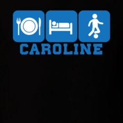 Caroline Tompkins County New York State Eat Sleep Soccer T Shirt 5385611