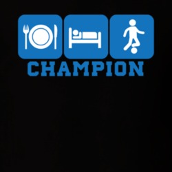 Champion Jefferson County New York State Eat Sleep Soccer T Shirt 5385826