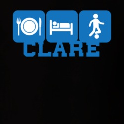 Clare St Lawrence County New York State Eat Sleep Soccer T Shirt 5386046