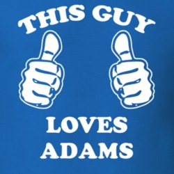 Adams Jefferson County New York State This Guy Loves T Shirt 5386077