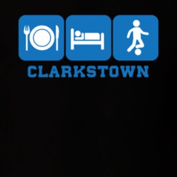 Clarkstown Rockland County New York State Eat Sleep Soccer T Shirt 5386085