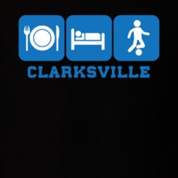 Clarksville Allegany County New York State Eat Sleep Soccer T Shirt 5386092