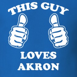 Akron Erie County New York State This Guy Loves T Shirt 5386124