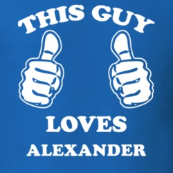 Alexander Genesee County New York State This Guy Loves T Shirt 5386189
