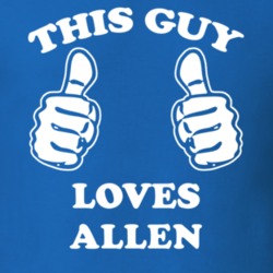 Allen Allegany County New York State This Guy Loves T Shirt 5386228