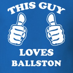 Ballston Saratoga County New York State This Guy Loves T Shirt 5386796