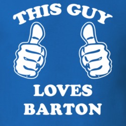 Barton Tioga County New York State This Guy Loves T Shirt 5386866