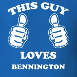 Bennington Wyoming County New York State This Guy Loves T Shirt 5387018