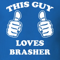 Brasher St. Lawrence County New York State This Guy Loves T Shirt 5387311