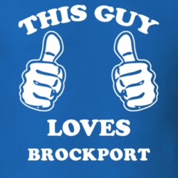 Brockport Monroe County New York State This Guy Loves T Shirt 5387409