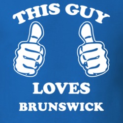 Brunswick Rensselaer County New York State This Guy Loves T Shirt 5387495