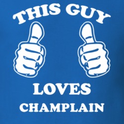 Champlain Clinton County New York State This Guy Loves T Shirt 5388118
