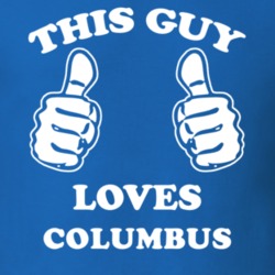 Columbus Chenango County New York State This Guy Loves T Shirt 5388678