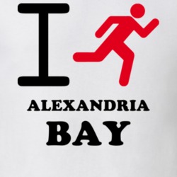Alexandria Bay Jefferson County New York State I Love Heart I Run T Shirt 5406326