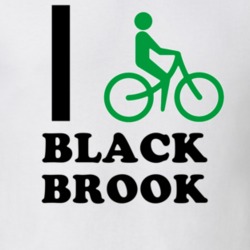 Black Brook Clinton County New York State I Love Heart I Bike T Shirt 5406669