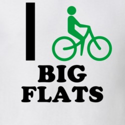 Big Flats Chemung County New York State I Love Heart I Bike T Shirt 5406923