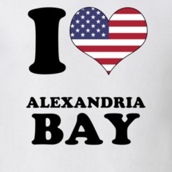 Alexandria Bay Jefferson County New York State I Love Heart USA T Shirt 5406975