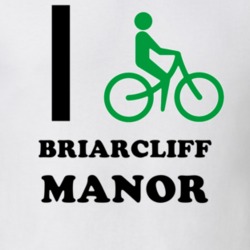 Briarcliff Manor Westchester County New York State I Love Heart I Bike T Shirt 5407298