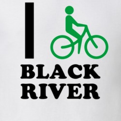 Black River Jefferson County New York State I Love Heart I Bike T Shirt 5407561