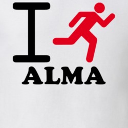 Alma Allegany County New York State I Love Heart I Run T Shirt 5407562