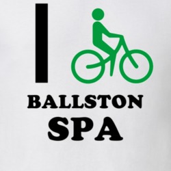 Ballston Spa Saratoga County New York State I Love Heart I Bike T Shirt 5407605