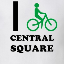 Central Square Oswego County New York State I Love Heart I Bike T Shirt 5407660