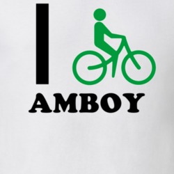 Amboy Oswego County New York State I Love Heart I Bike T Shirt 5407963