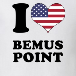 Bemus Point Chautauqua County New York State I Love Heart USA T Shirt 5408052
