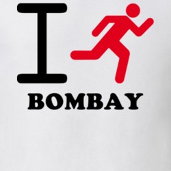 Bombay Franklin County New York State I Love Heart I Run T Shirt 5408087