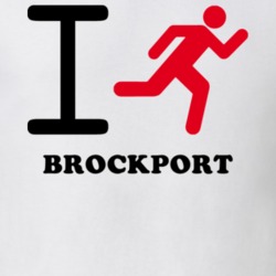Brockport Monroe County New York State I Love Heart I Run T Shirt 5408201