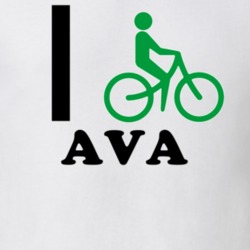 Ava Oneida County New York State I Love Heart I Bike T Shirt 5408218